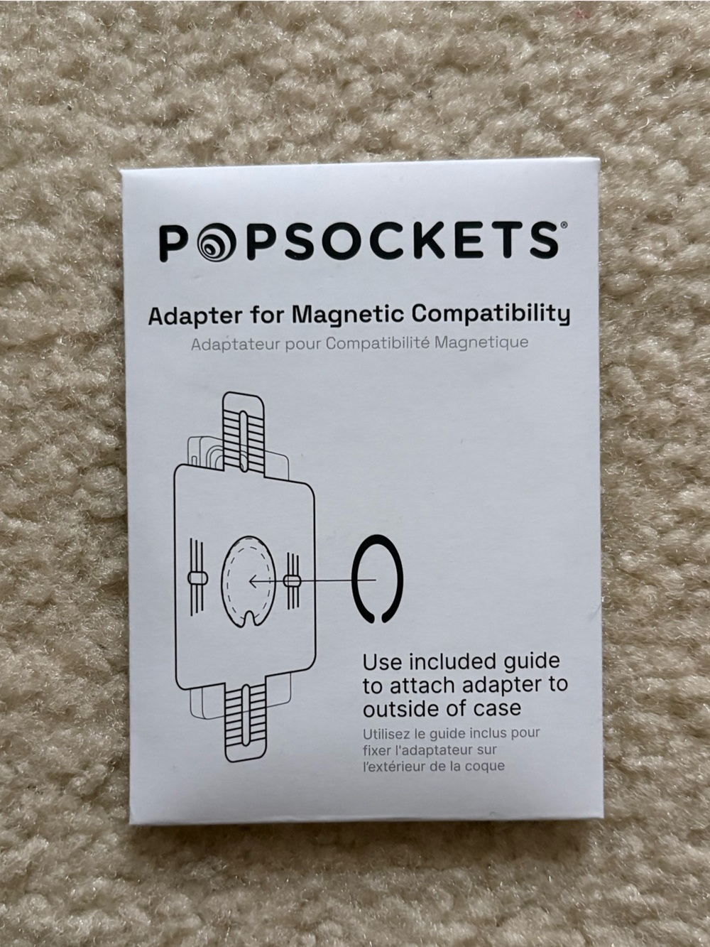 PopSocket Adapter for Magnetic MagSafe
Compatibility. Color: Black.